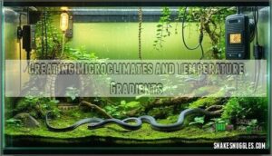 creating microclimates and temperature gradients
