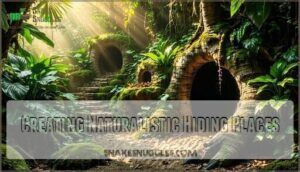creating naturalistic hiding places