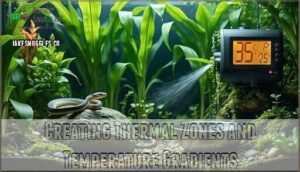 creating thermal zones and temperature gradients