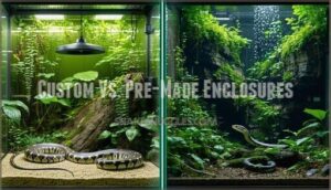 custom vs. pre-made enclosures