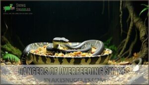dangers of overfeeding snakes