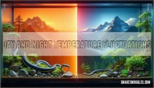 day and night temperature fluctuations