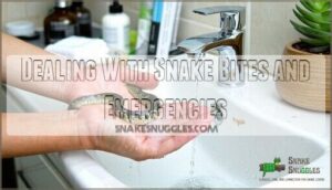 dealing with snake bites and emergencies