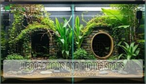 decorations and hiding spots