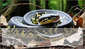 defense mechanisms and nocturnal habits