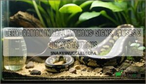 dehydration in ball pythons