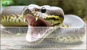 dental care for ball pythons in captivity