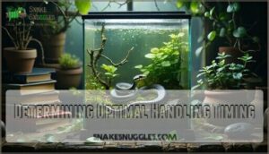 determining optimal handling timing