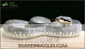 development of salt and pepper dots