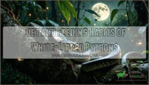 diet and feeding habits of white-lipped pythons