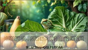 dietary adjustments and fiber intake