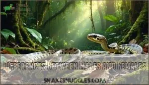 differences between males and females differences between males and females