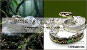 differences between wild and captive-bred retics