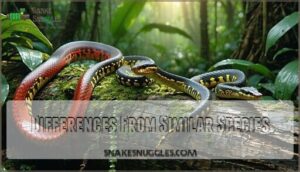 differences from similar species