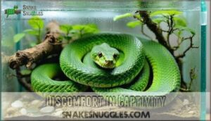 discomfort in captivity
