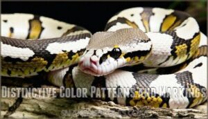 distinctive color patterns and markings