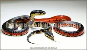distinguishing from similar species distinguishing from similar species