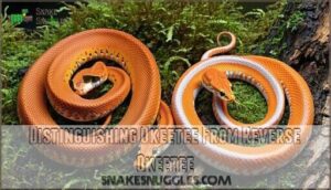 distinguishing okeetee from reverse okeetee