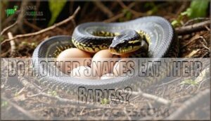 do mother snakes eat their babies