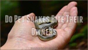 do pet snakes bite their owners
