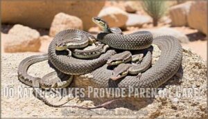do rattlesnakes provide parental care