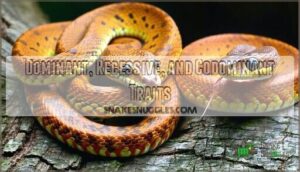 dominant, recessive, and codominant traits