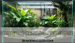 drainage and ventilation considerations