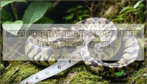 dwarf burmese python size