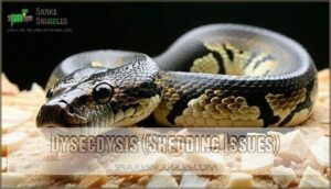 dysecdysis (shedding issues)