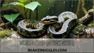 dysecdysis (stuck shed)