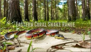 eastern coral snake range
