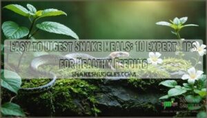 easy to digest snake meals