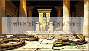 effects of egyptian cobra venom