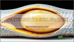 egg expulsion and shell formation