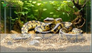 enclosure maintenance and cleaning