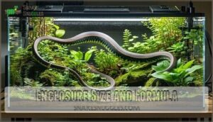 enclosure size and formula