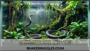 enclosure size and type enclosure size and type
