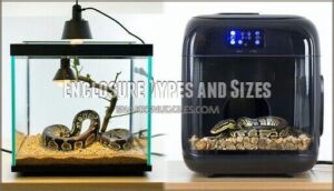 enclosure types and sizes