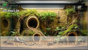 ensuring optimal feeding environment