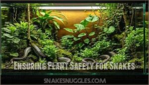 ensuring plant safety for snakes
