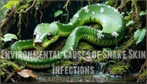 environmental causes of snake skin infections