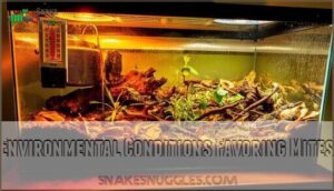 environmental conditions favoring mites