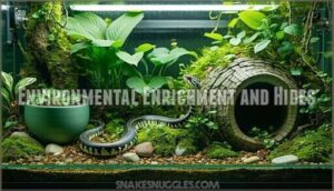 environmental enrichment and hides