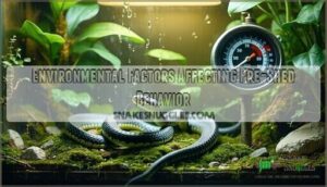 environmental factors affecting pre-shed behavior