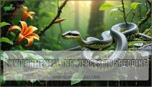 environmental influences on shedding