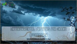 environmental triggers for snake aggression