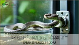 escape-proofing and security