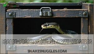 escape-proofing and security measures