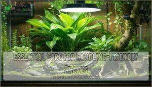 essential care for handling-friendly snakes