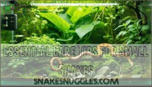 essential care tips for small snakes